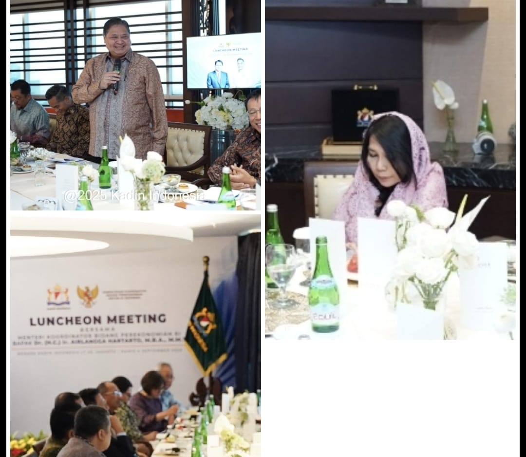 Ketua Umum ASITA Hadiri Luncheon Meeting Bersama Menko Perekonomian di KADIN Indonesia