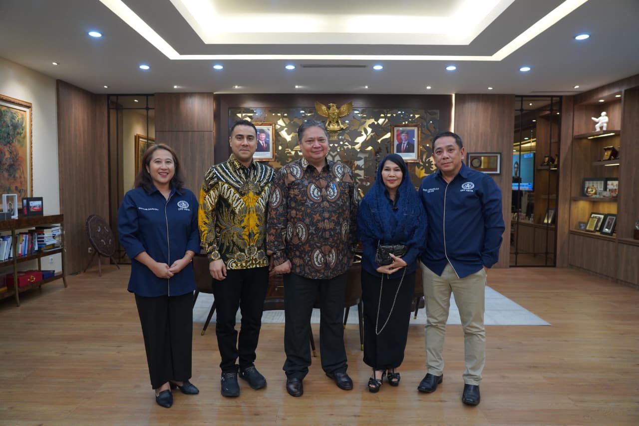 ASITA Audiensi dengan Menteri Koordinator Bidang Perekonomian, Airlangga Hartarto